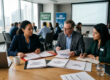 Team conducting occupational health program reviews