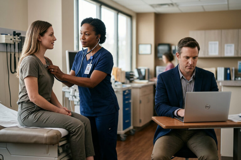 Organized employee physicals workflow supporting workforce readiness